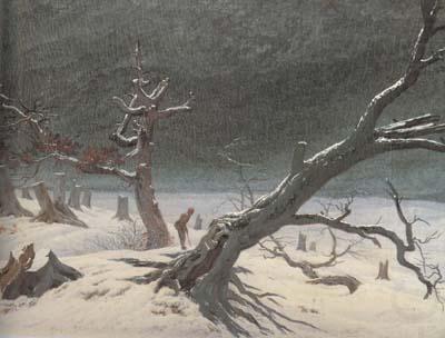 Caspar David Friedrich Winter Landsacpe (mk10) china oil painting image
